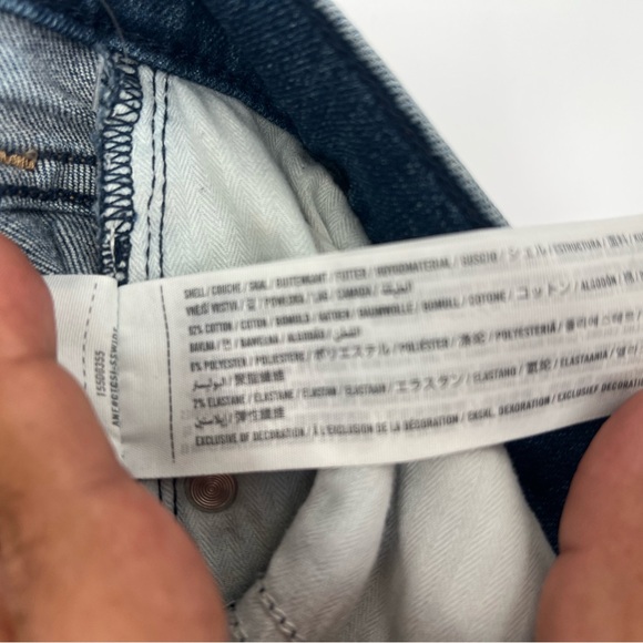 Abercrombie & Fitch Dark Blue Flare  High Rise Jeans Size 29 - Picture 6 of 8